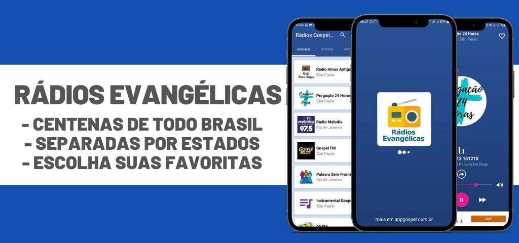 Aplicativo Gospel de Rádios Evangélicas